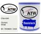 Preview: Chevrolet, Olympic White, 50 / WA8624 / GAZ: 1L Lackdose, von ATW Autoteile West.